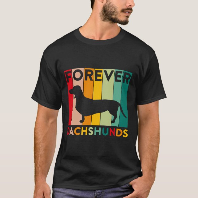 Camiseta Dachshund Dog Owner Vintage (Frente)