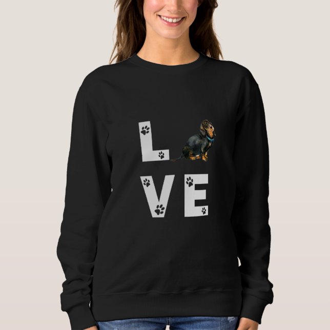 Camiseta Dachshund Dog Puppy Love (Frente)