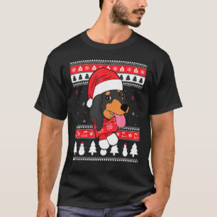 Camiseta Dachshund Dog Ugly Christmas