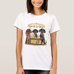 Camiseta Dachshund Dogs Lemonade Stand