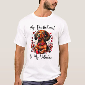 Camiseta Dachshund É O Meu Namorados