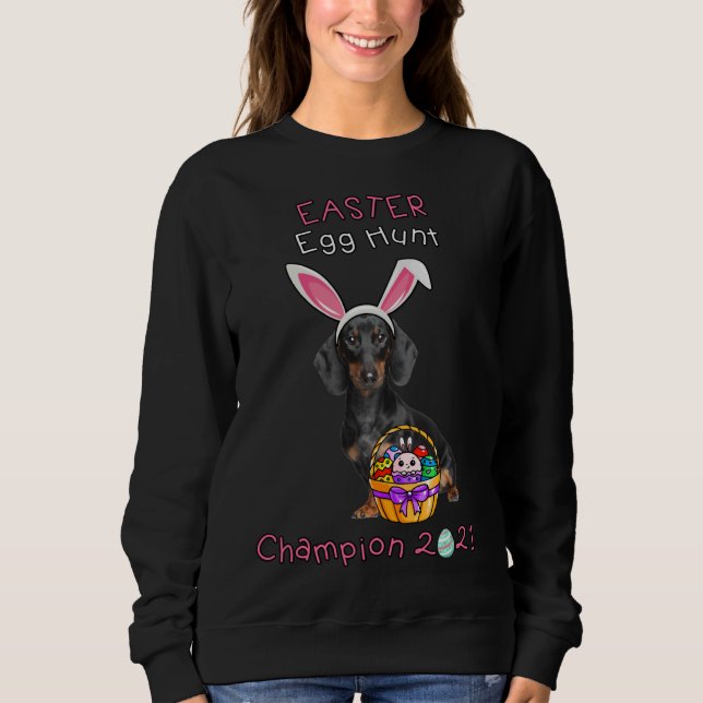 Camiseta Dachshund Easter (Frente)