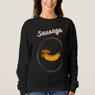 Camiseta Dachshund Em Vintage Retro Sausage Amor A Cão