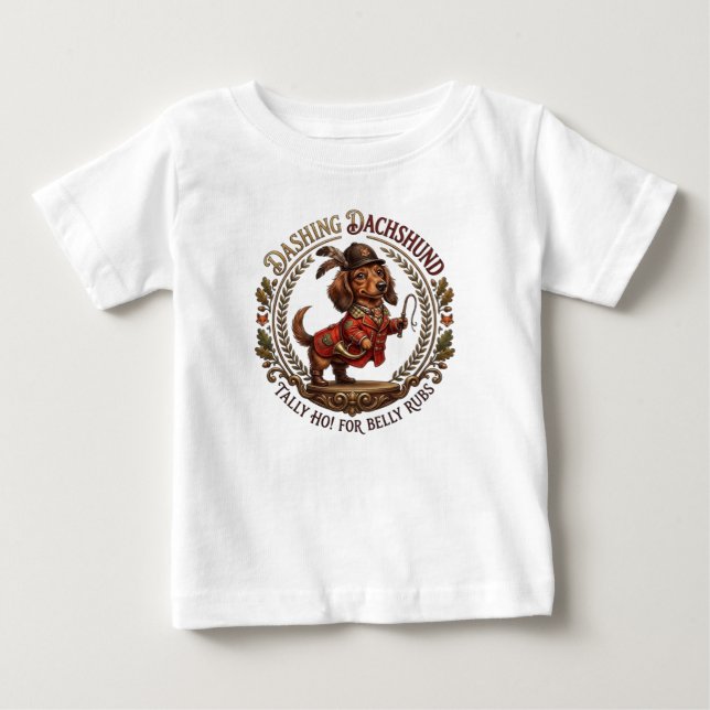 CAMISETA DACHSHUND ENCANADOR (Frente)