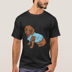 Camiseta Dachshund Eu Amo Mamãe Cachorro Cachorro Cachorro 