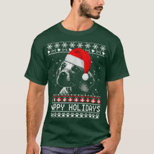 Camiseta Dachshund Feriados Felizes Feriados Felizes Férias