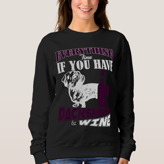 Camiseta Dachshund Fine (Frente)