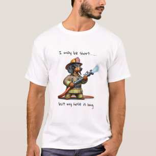 Camiseta Dachshund Fire Fighter