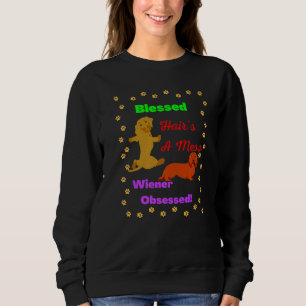 CAMISETA DACHSHUND FUNNER WIENER DOG PET CUTE WIENER OBSESS