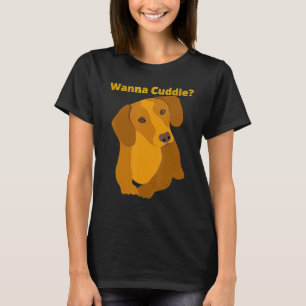 Camiseta Dachshund Funny Wiener Cachorro Pet Cachorro Quer
