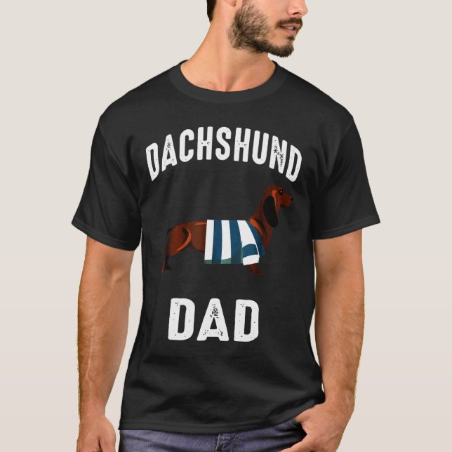 Camiseta Dachshund Gif Para Cão (Frente)