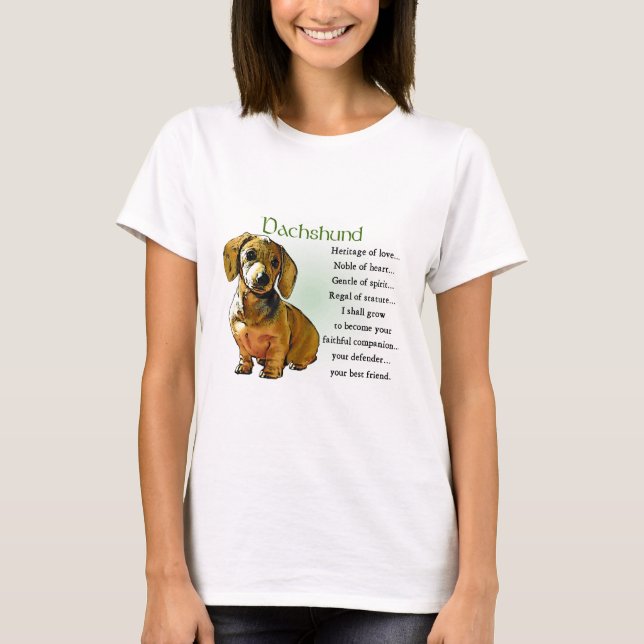 Camiseta Dachshund Gifts (Frente)