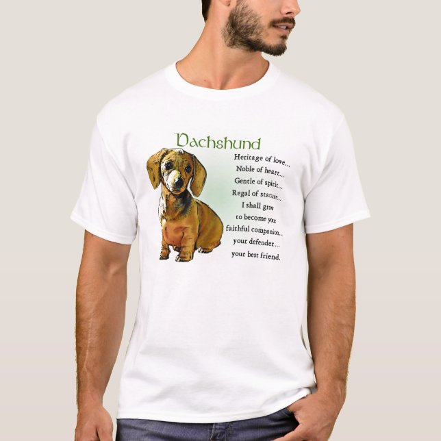 Camiseta Dachshund Gifts Doxie Lovers Roupa (Frente)