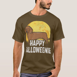 Camiseta Dachshund Happy Halloweenie Costume Wiener Dog Lov