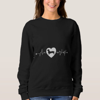 Camiseta Dachshund Heartbeat