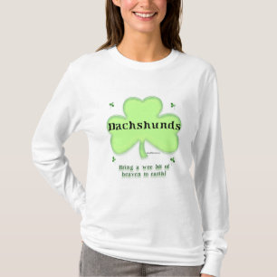 Camiseta Dachshund Heaven; Ruas. Dia de Patrick Dachshund