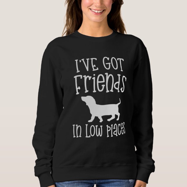 Camiseta Dachshund I have friends in Low Places Doxie Dog (Frente)