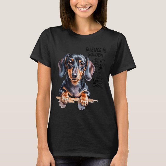 Camiseta Dachshund Ideas For Women &amp; Novelty Miniature  (Frente)