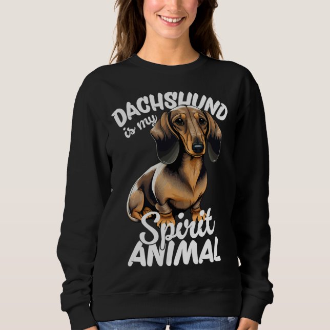 Camiseta Dachshund Is My Spirit Animal (Frente)