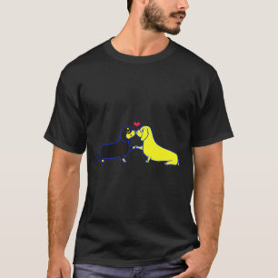 Camiseta Dachshund Kisses