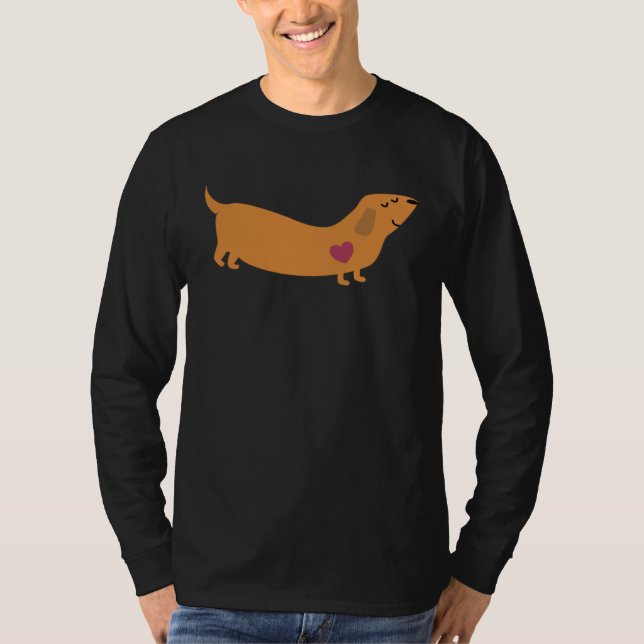 Camiseta Dachshund Love (Frente)