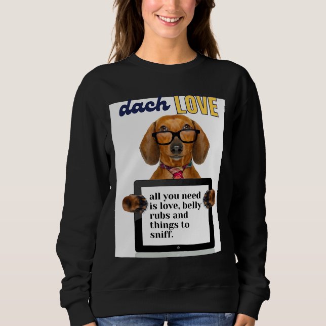 Camiseta Dachshund Love 430 (Frente)