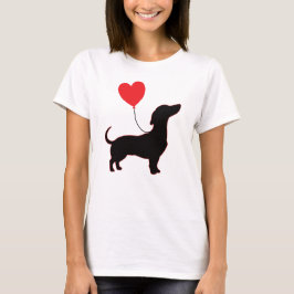 Camiseta Dachshund Love Balloon Shirt - Sweet Baby Edition