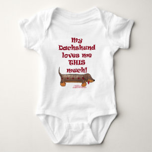 Camiseta Dachshund Love Meter