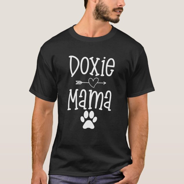 Camiseta Dachshund Mãe Para Doxie Mama E Cão (Frente)