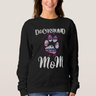 Camiseta Dachshund Mamãe Bonitinha Imprime Seta Cão Proprie