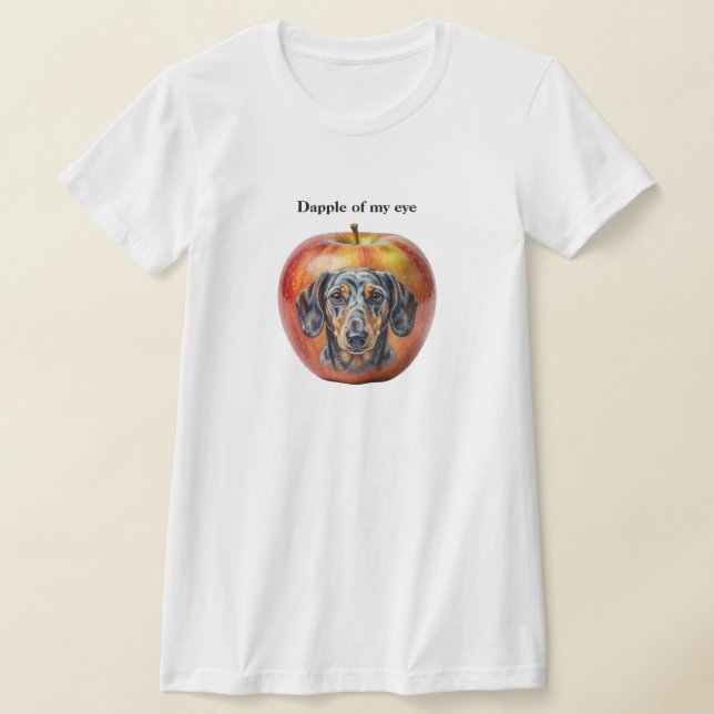 Camiseta Dachshund Manchado  (Postura )