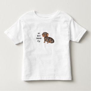 Camiseta Dachshund Meu Melhor Amigo Nome Personalizado De P