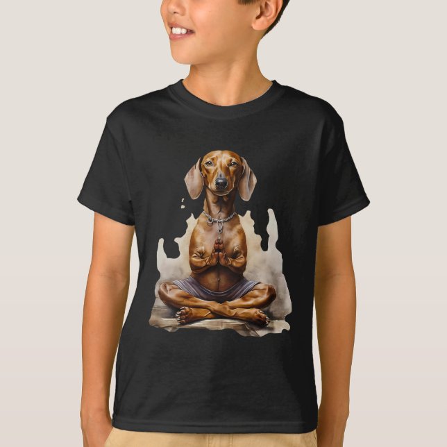 Camiseta Dachshund Muay Thai Boxe Karatê Kickboxing Marti (Frente)
