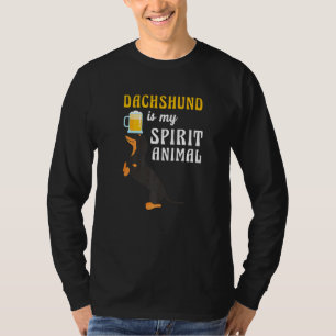 Camiseta Dachshund My Spirit Animal Wiener Sauspy Puppy O
