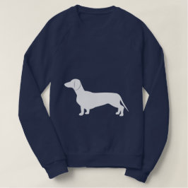 Camiseta Dachshund na silhueta