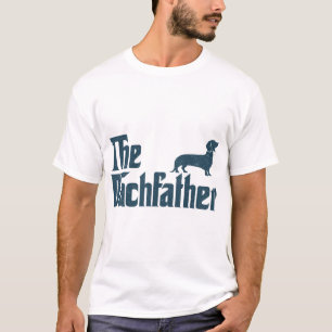 Camiseta Dachshund O Dogfather Presentes Engraçados Dia dos
