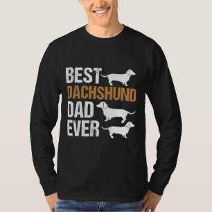 Camiseta Dachshund Pai Dachshund Dog Pai Pai