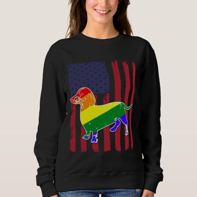 Camiseta Dachshund Para Lgbt (Frente)