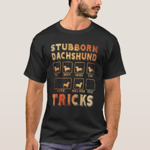 Camiseta Dachshund para Mulheres Homens Cachorro Pai