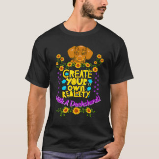 CAMISETA DACHSHUND PET FUNNER DOG CRIE SEU PRÓPRIO R