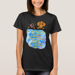 Camiseta Dachshund Pet Funny Wiener Cachorro Doxie Song Hum