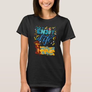 CAMISETA DACHSHUND PET FUNNY WIENER DOG GOSTA DE VIDA POSIT