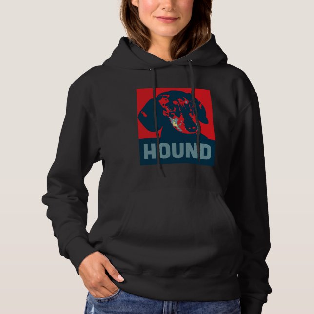 Camiseta Dachshund Pop Hound (Frente)