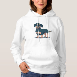 Camiseta Dachshund Preto
