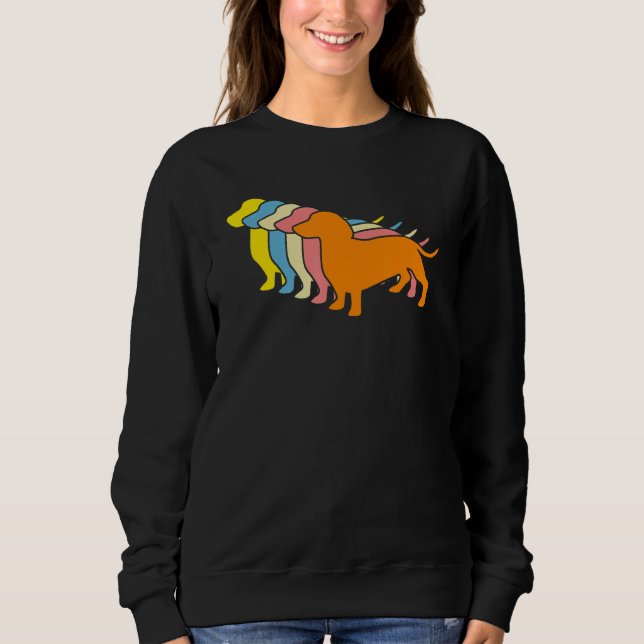 Camiseta Dachshund Retro Dachshunds Dachshund (Frente)