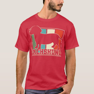 Camiseta Dachshund Retro Vintage