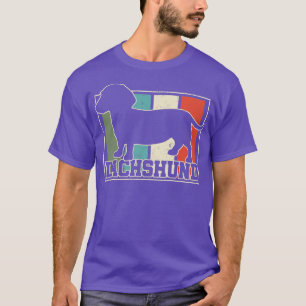 Camiseta Dachshund Retro Vintage 1