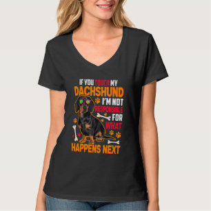 Camiseta Dachshund Salsicha Cachorro Wiener Ditados Gráfico