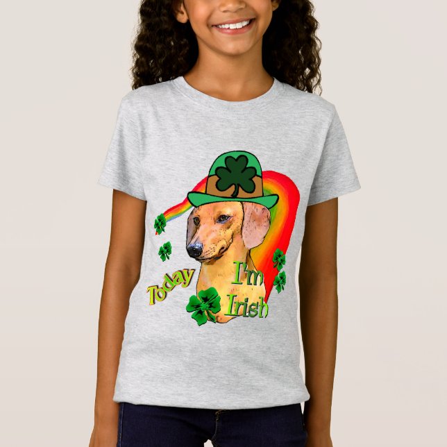 Camiseta Dachshund St Patricks (Frente)