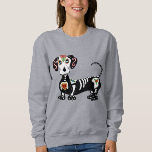 Camiseta Dachshund Sugar Skull